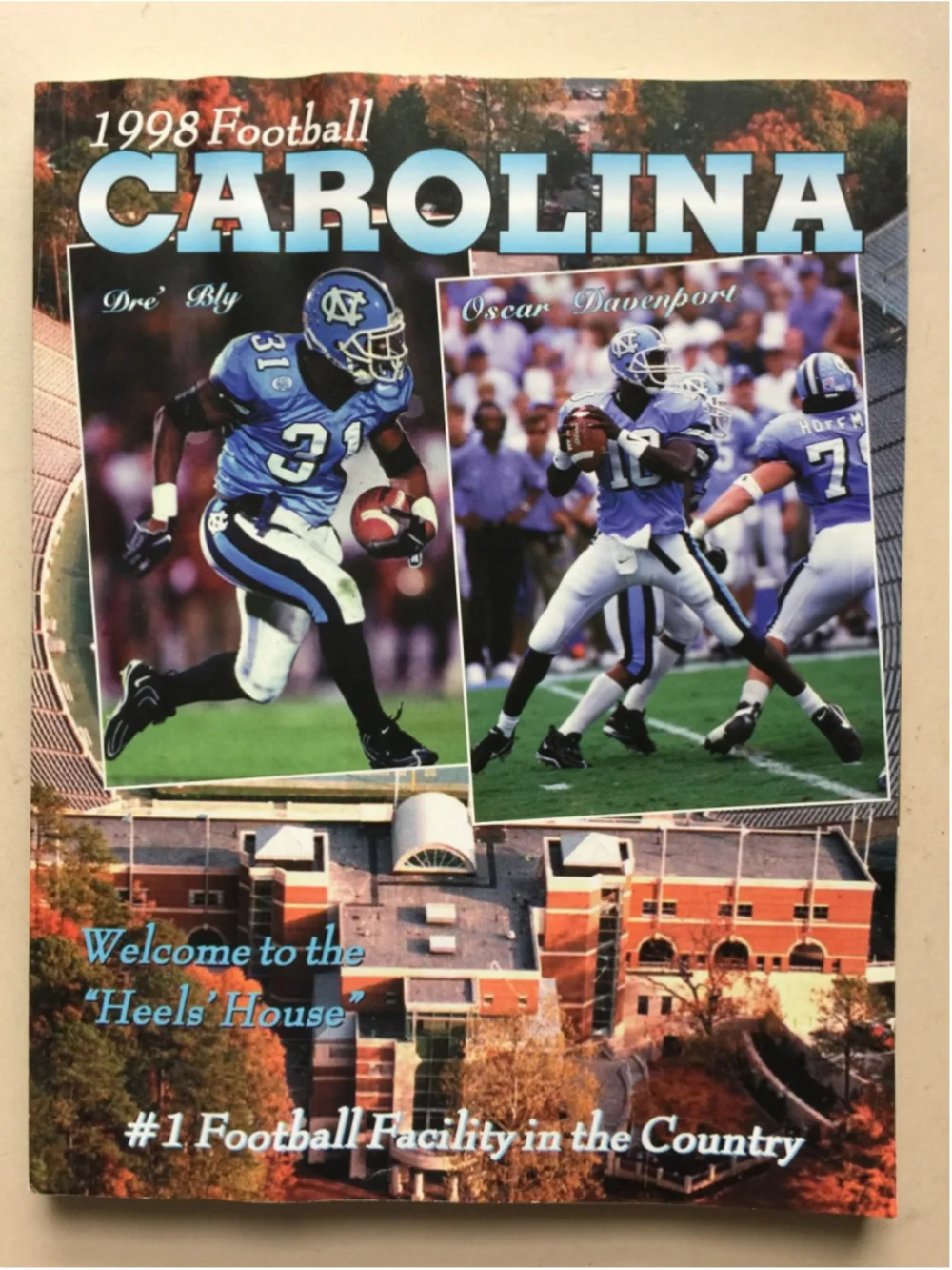 1998 Carolina, Tar Hell Football Magazine, Welcome to the Heels House